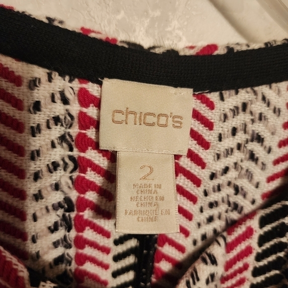 Chico's Textured Sophia Cardigan Chico's Size 2 (L/12) - Picture 5 of 16